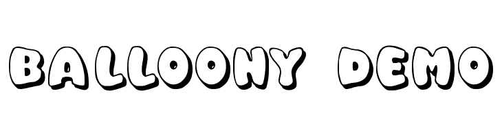 Balloony Demo Fonte