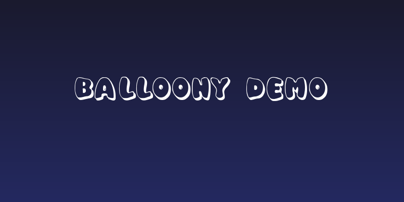 Balloony Demo Social Header