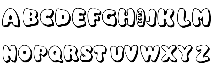 Balloony Demo Font LOWERCASE