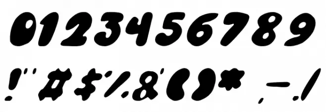 Balloony Italic Font OTHER CHARS