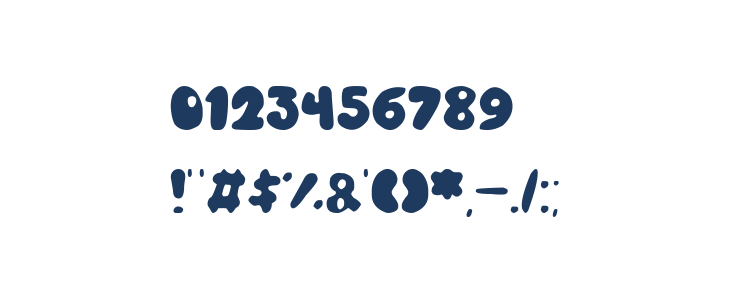 Balloony Regular Other Characters