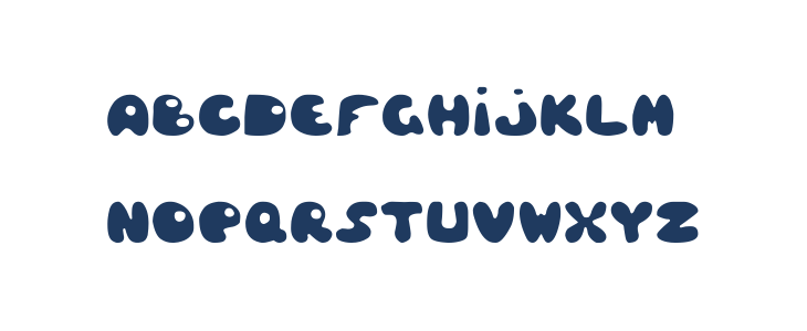 Balloony Regular Lowercase