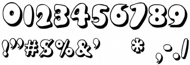 Balloony Font OTHER CHARS