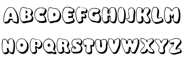 Balloony Font LOWERCASE