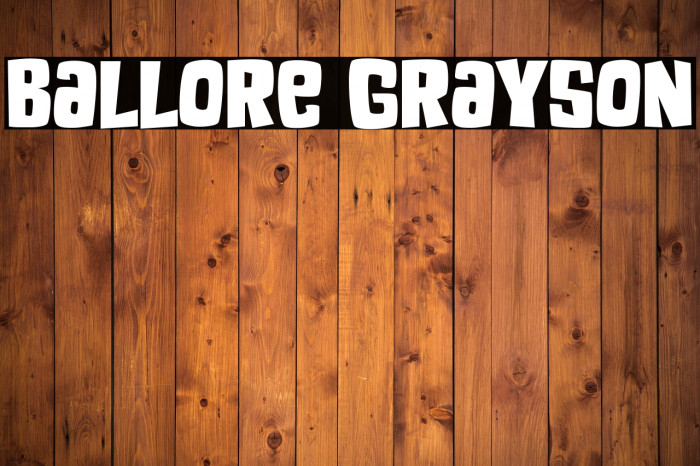 Ballore Grayson Example 1