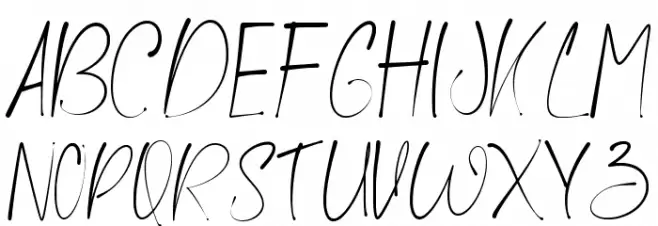 Ballpoint Letter 字体 其它煤焦