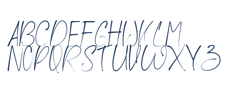 Ballpoint Letter Uppercase