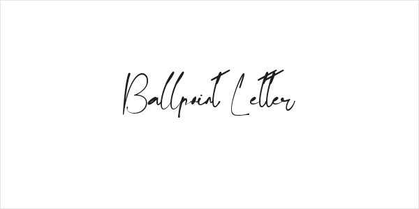 Ballpoint Letter Logo
