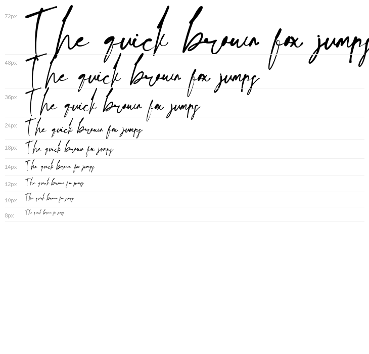 Ballpoint Letter Waterfall