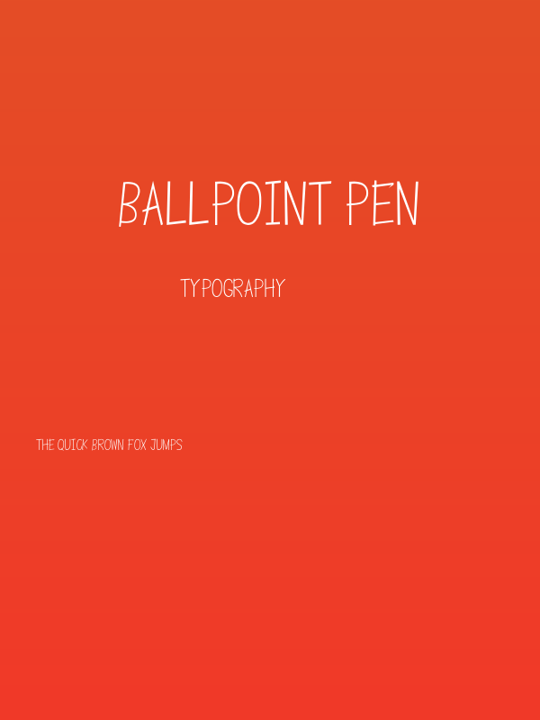 Ballpoint Pen Poster