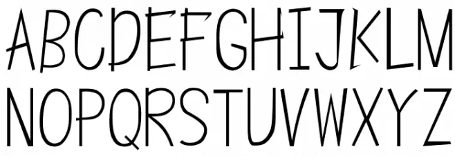 Ballpoint Pen फ़ॉन्ट लोअरकेस