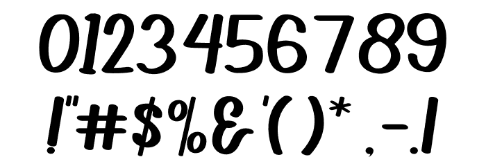 Ballpoint Font OTHER CHARS