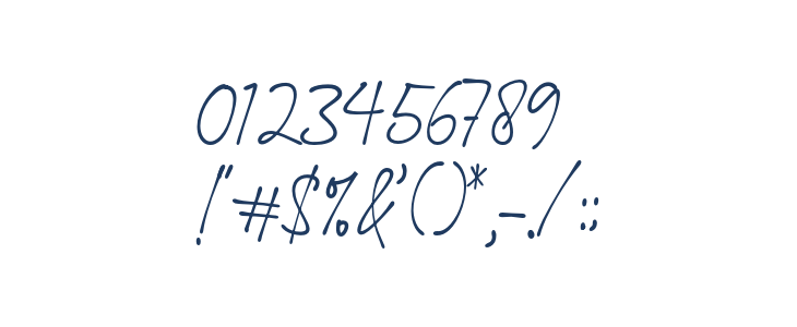 BallpointSignature Other Characters