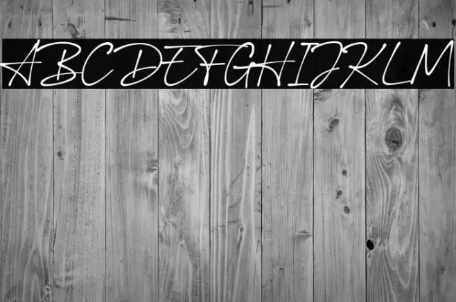 BallpointSignature Font examples