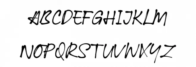 BallpointSignature Caratteri MINUSCOLO