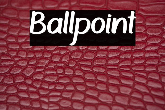 Ballpoint Example 2
