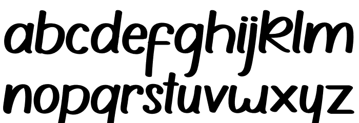 Ballpoint Font LOWERCASE
