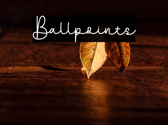 Ballpoints Example 2