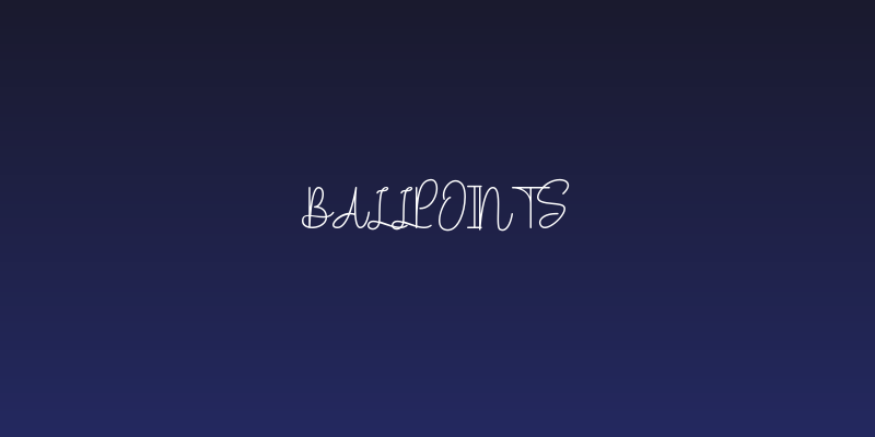 Ballpoints Social Header