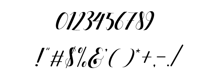 BallqisScript Font OTHER CHARS