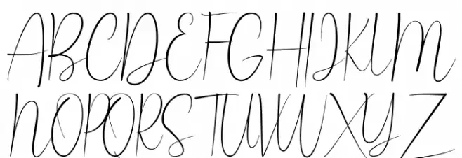 Ballroom Demo Schriftart Groß