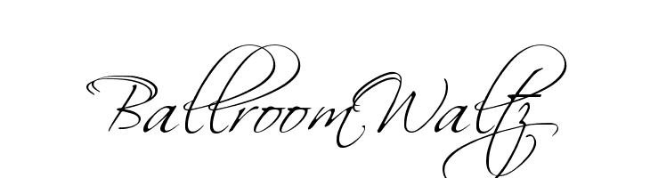BallroomWaltz Font