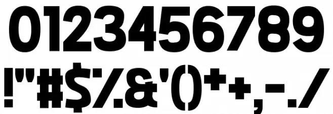 Balls of Bastille Font OTHER CHARS