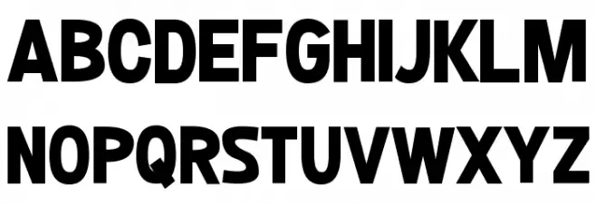 Balls of Bastille Font LOWERCASE