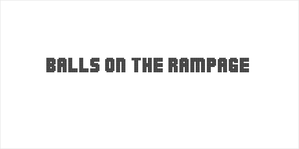 Balls on the rampage Logo