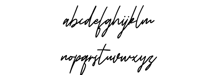 Ballstomer Free Regular Font LOWERCASE