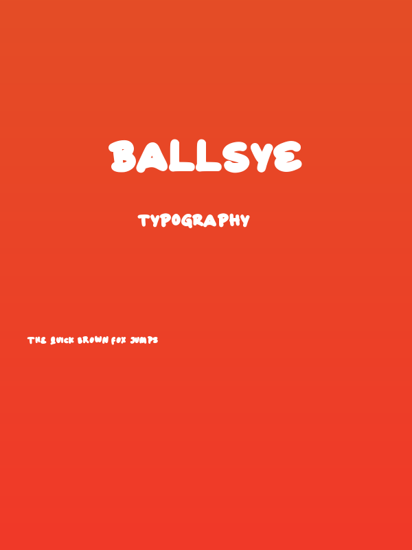 Ballsye Poster