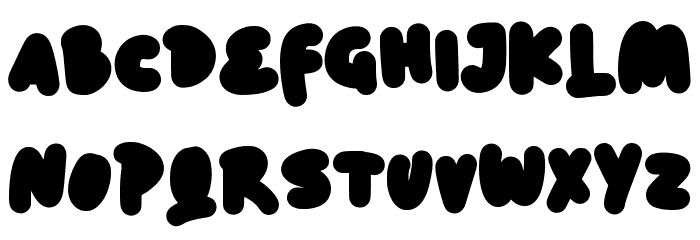 Ballsye Font LOWERCASE
