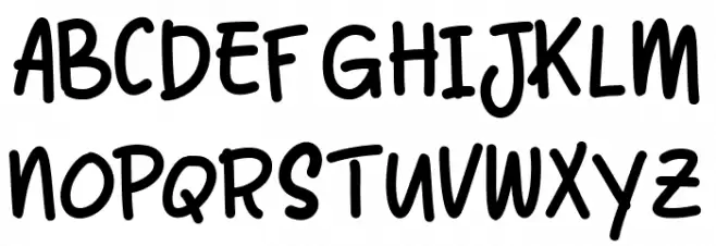 Balltimore Caps Schriftart Groß