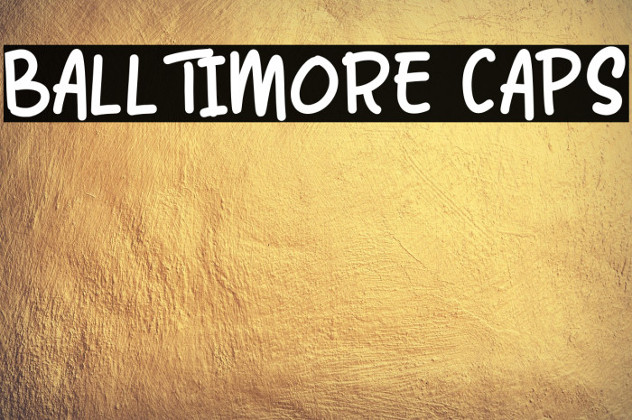 Balltimore Caps Example 3