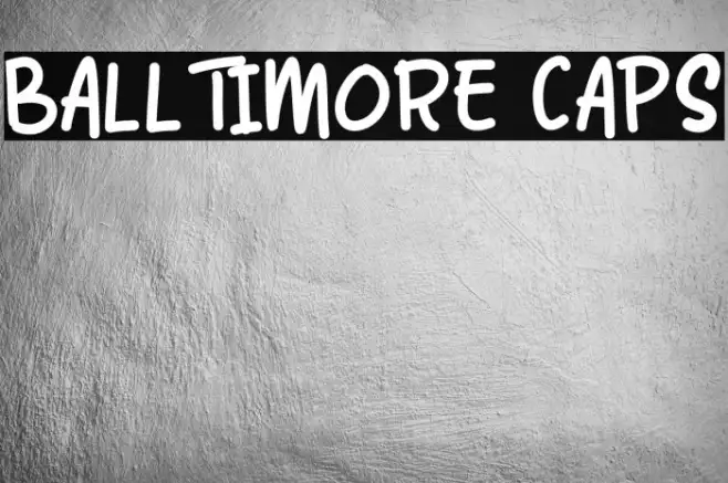 Balltimore Caps Example 3