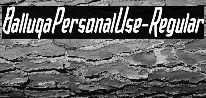 BalluqaPersonalUse-Regular Example 2