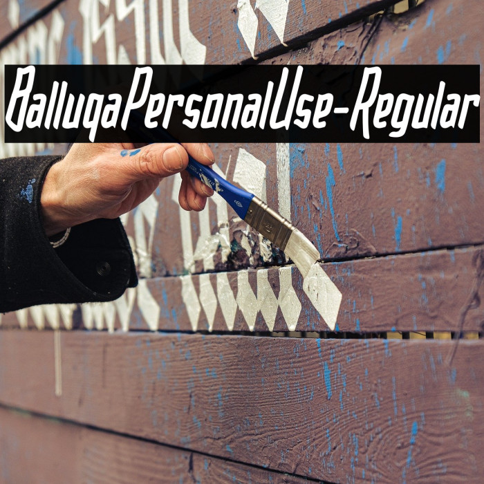 BalluqaPersonalUse-Regular Example 3