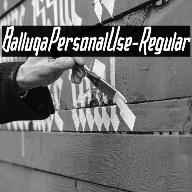 BalluqaPersonalUse-Regular Example 3