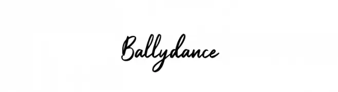 Ballydance  नि: शुल्क फ़ॉन्ट्स डाउनलोड