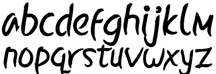 Ballyst Regular Font LOWERCASE