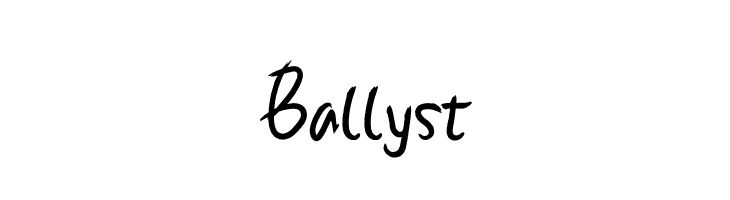 Ballyst  Free Fonts Download