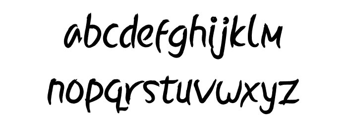 Ballyst Font LOWERCASE