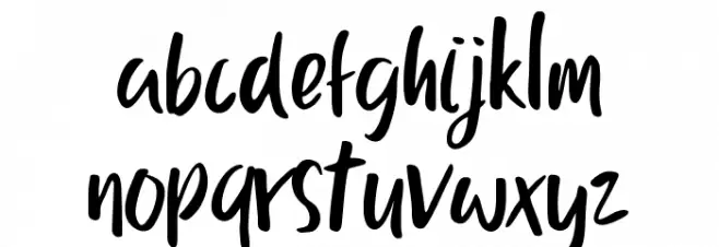 Ballystic Caratteri MINUSCOLO