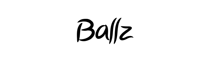 Ballz  font caratteri gratis