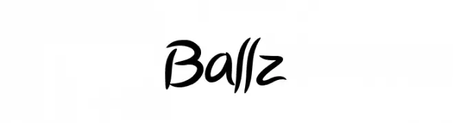 Ballz  Fuentes Gratis Descargar