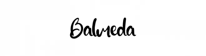 Balmeda  नि: शुल्क फ़ॉन्ट्स डाउनलोड