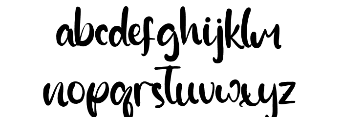 Balmeda Font LOWERCASE