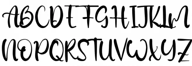 Balmeda Font UPPERCASE