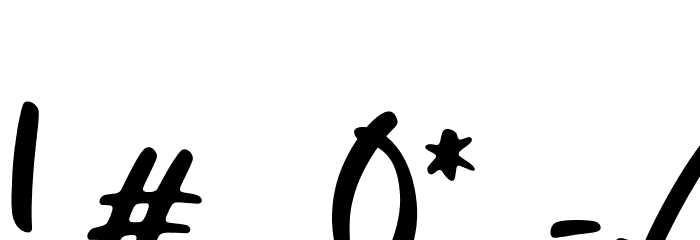 Balmind-Regular Font OTHER CHARS