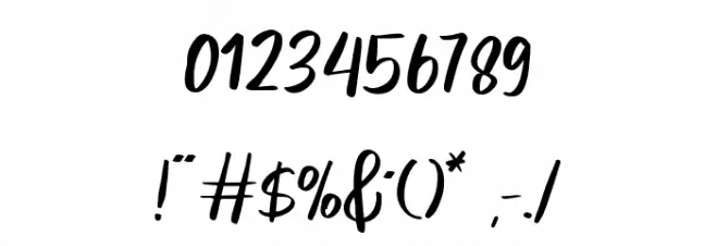 Balming Font OTHER CHARS